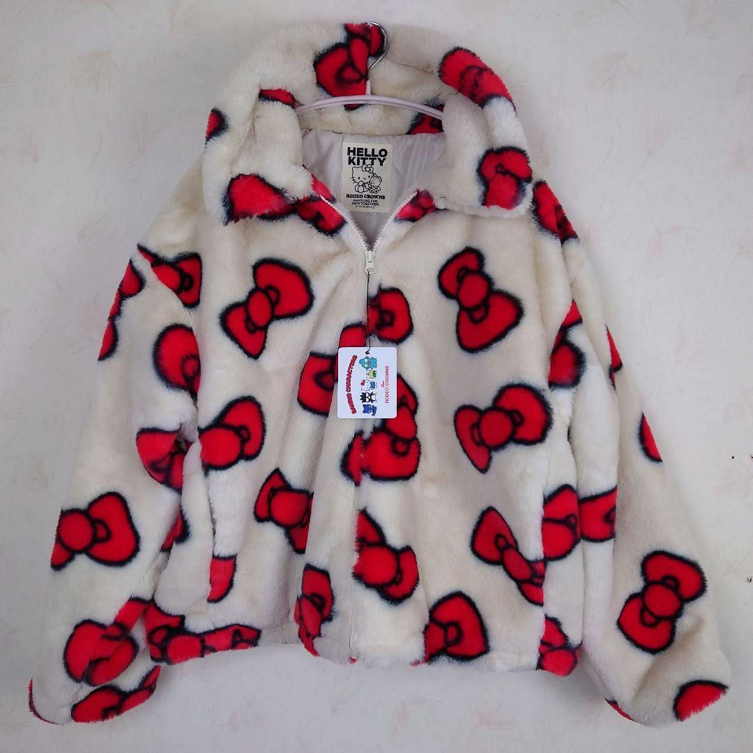 RODEO CROWNS (サンリオ)KITTY フェイクファーコート