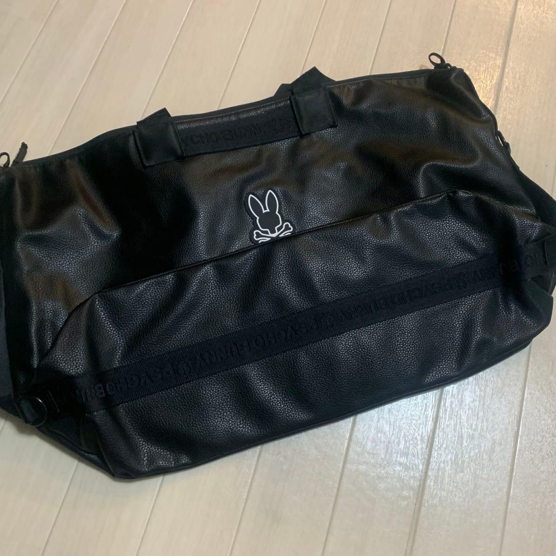 新品■19,800円【サイコバニー】ボストンバッグ　ブラック