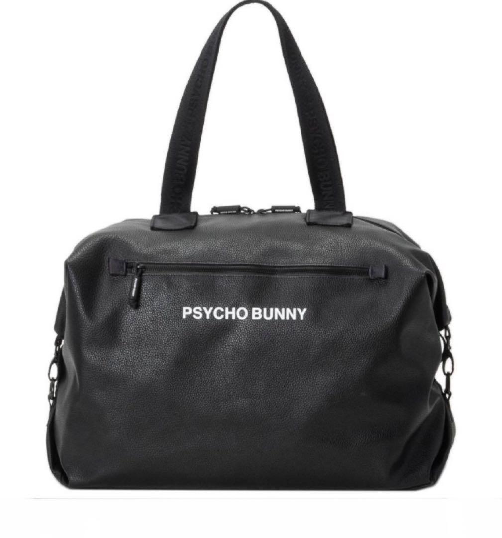 新品■19,800円【サイコバニー】ボストンバッグ　ブラック