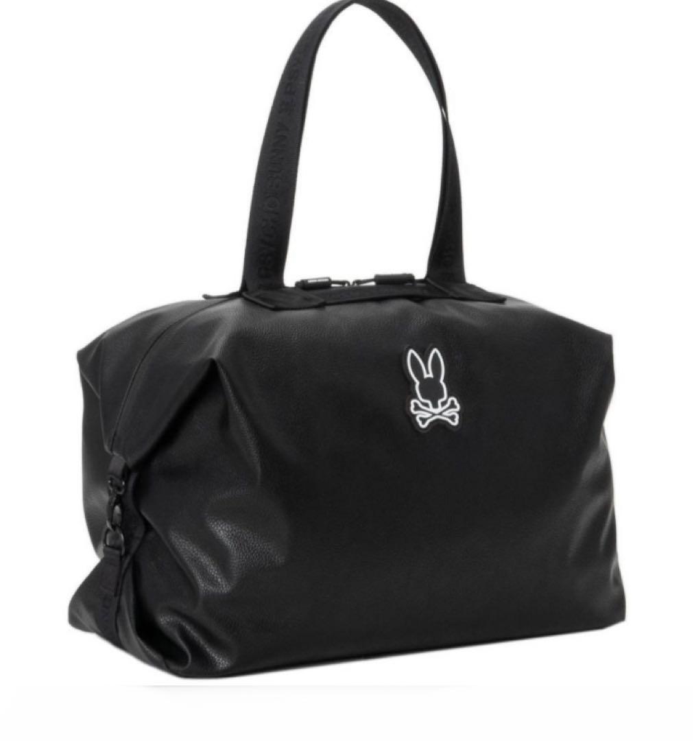 新品■19,800円【サイコバニー】ボストンバッグ　ブラック