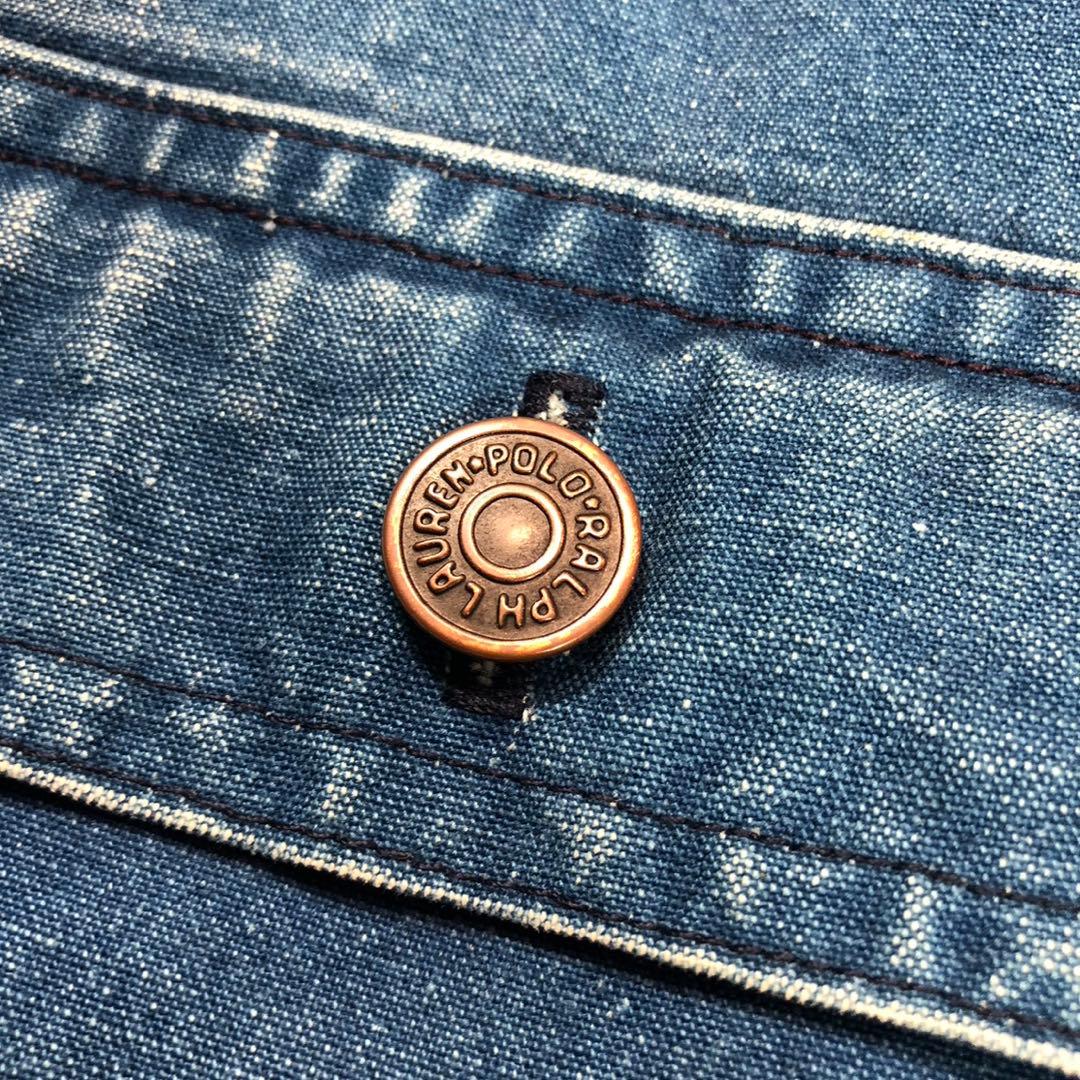 80s RALPH LAUREN インディゴ チャイナ ジャケット POLO