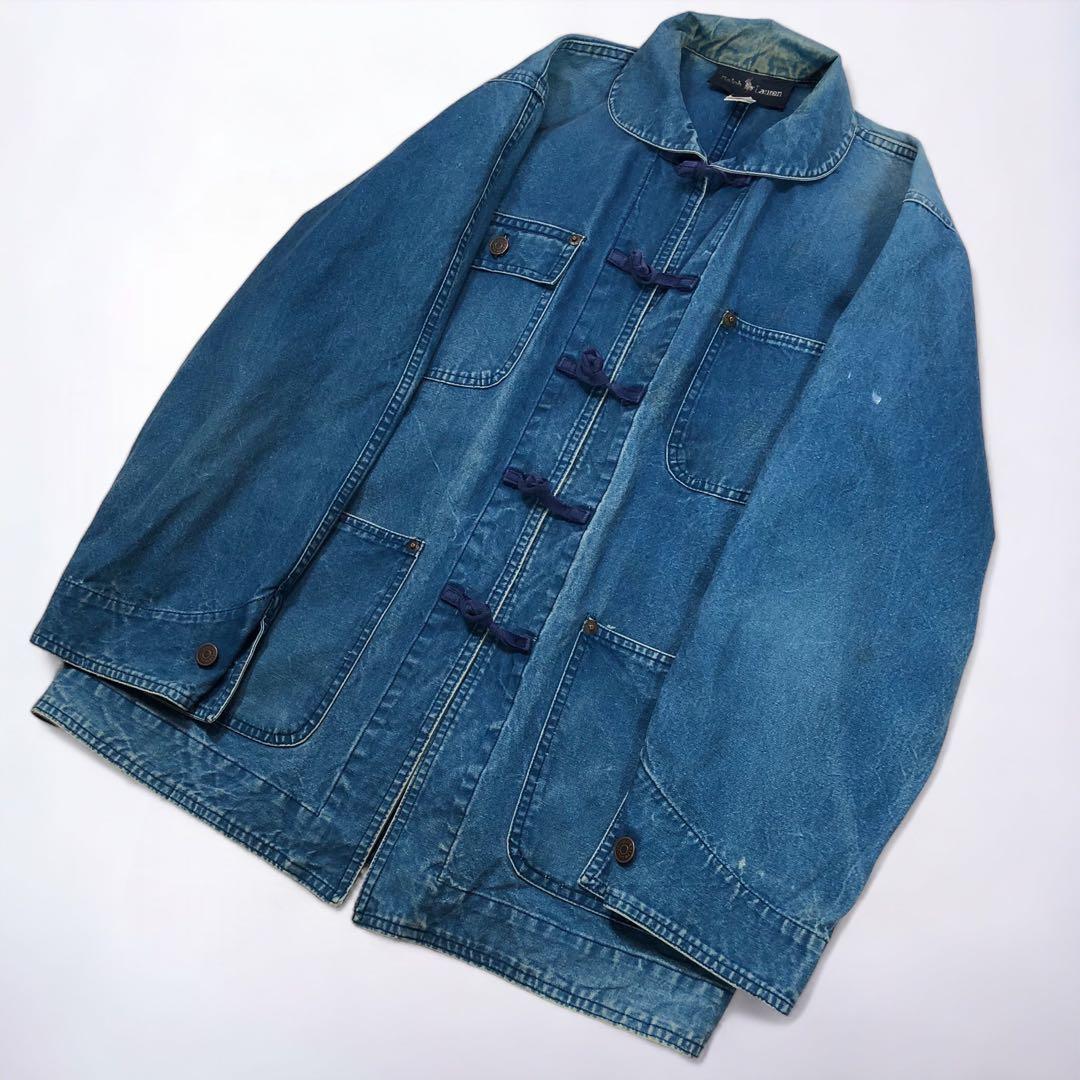 80s RALPH LAUREN インディゴ チャイナ ジャケット POLO