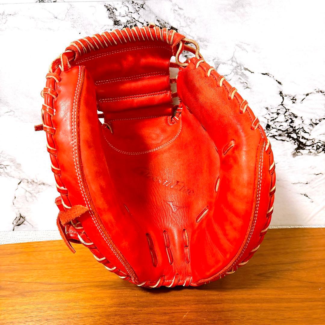 ミズノ Mizuno グローバルエリート 良品 キャッチャーミット 軟式グローブ