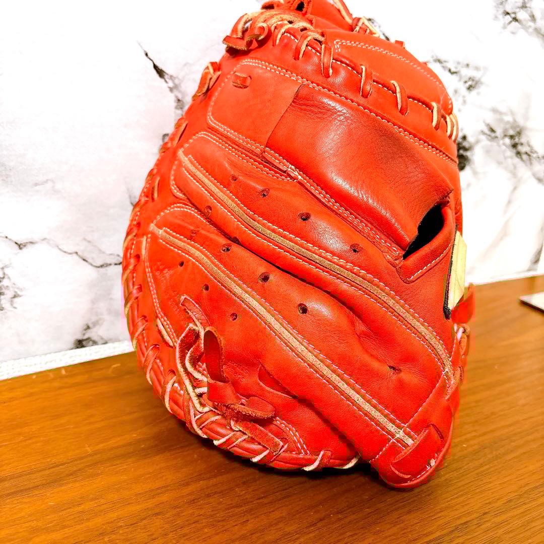 ミズノ Mizuno グローバルエリート 良品 キャッチャーミット 軟式グローブ