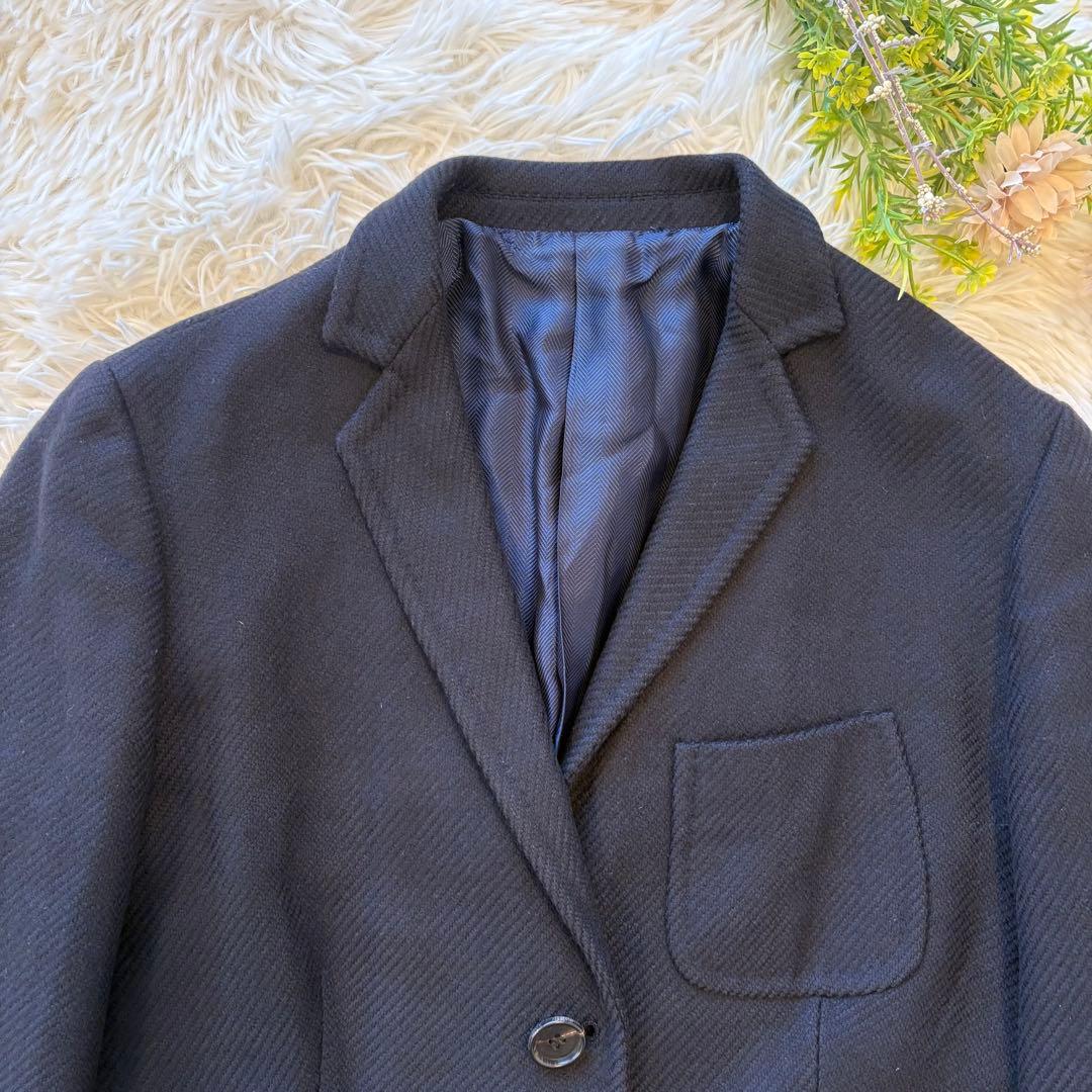 【Kiton】カシミヤ100% テーラードジャケット 38 ブラック イタリア製