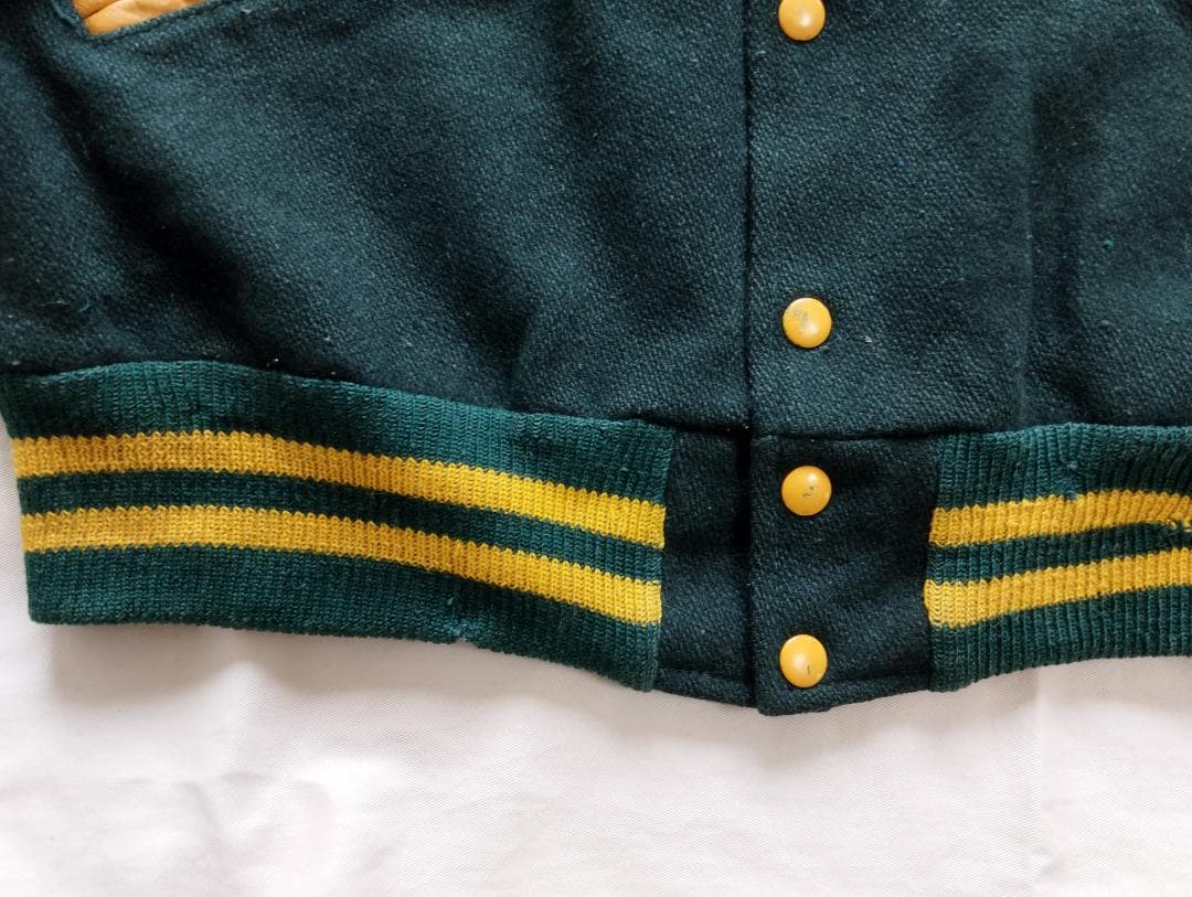 【Vintage】Delong スタジャン　USA製 ７０ｓデビル　スカル