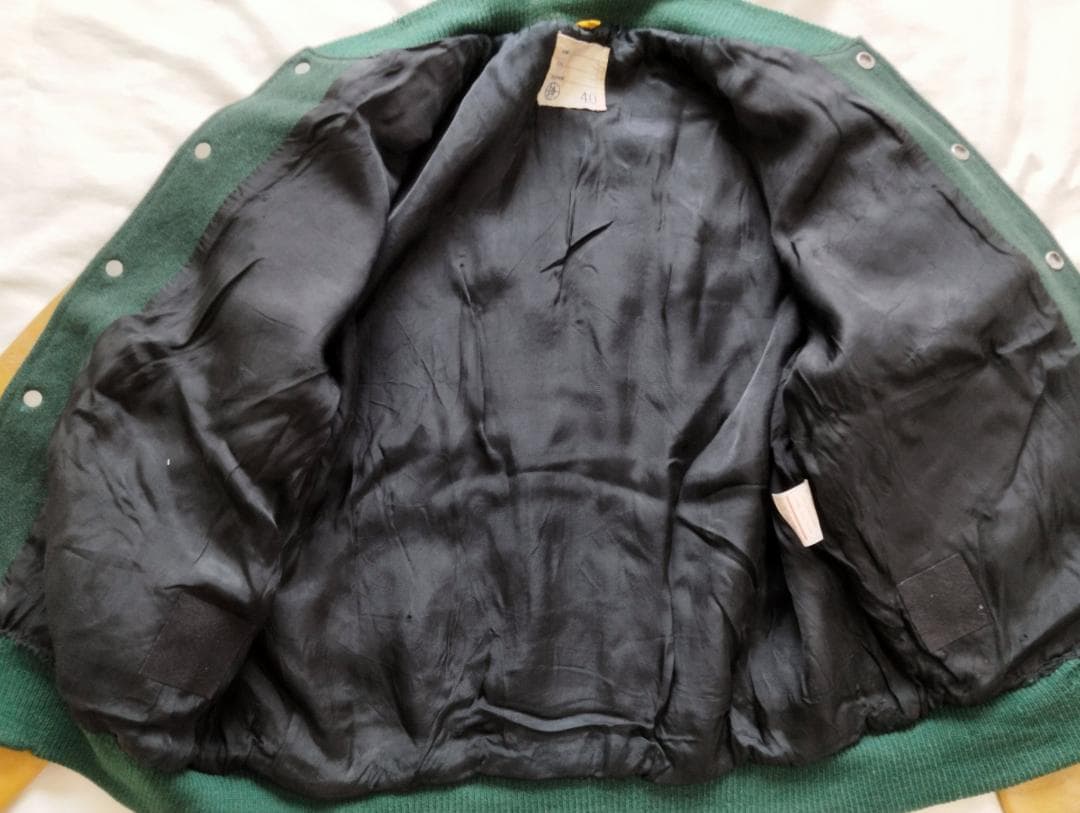 【Vintage】Delong スタジャン　USA製 ７０ｓデビル　スカル