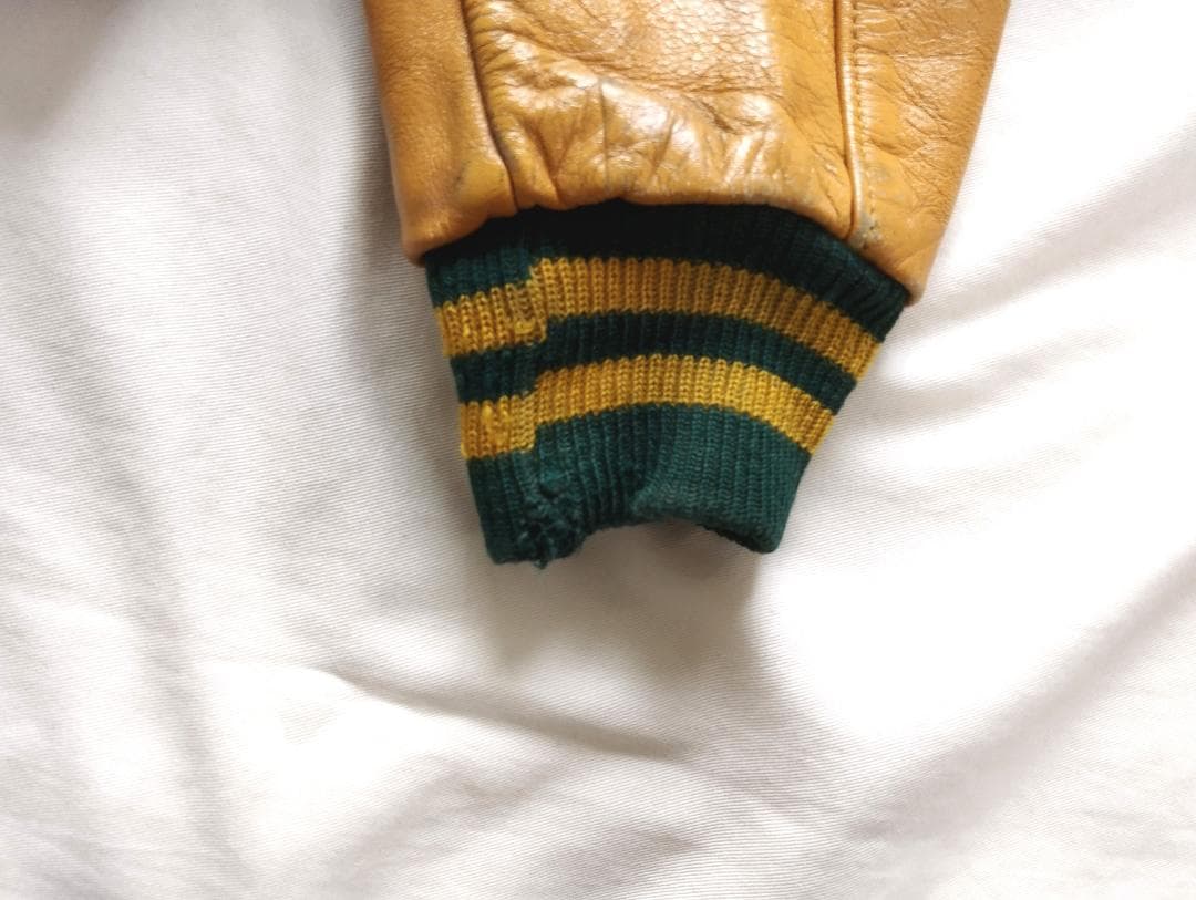 【Vintage】Delong スタジャン　USA製 ７０ｓデビル　スカル