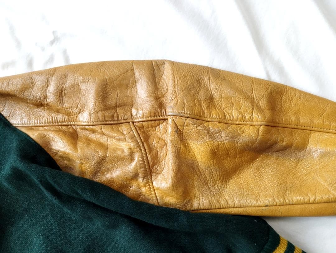 【Vintage】Delong スタジャン　USA製 ７０ｓデビル　スカル