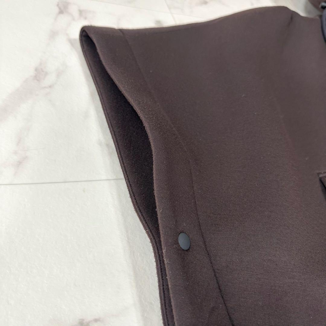 【美品】ADORE ソフトボンディング　フーディコート　変形　ブラウン　M相当