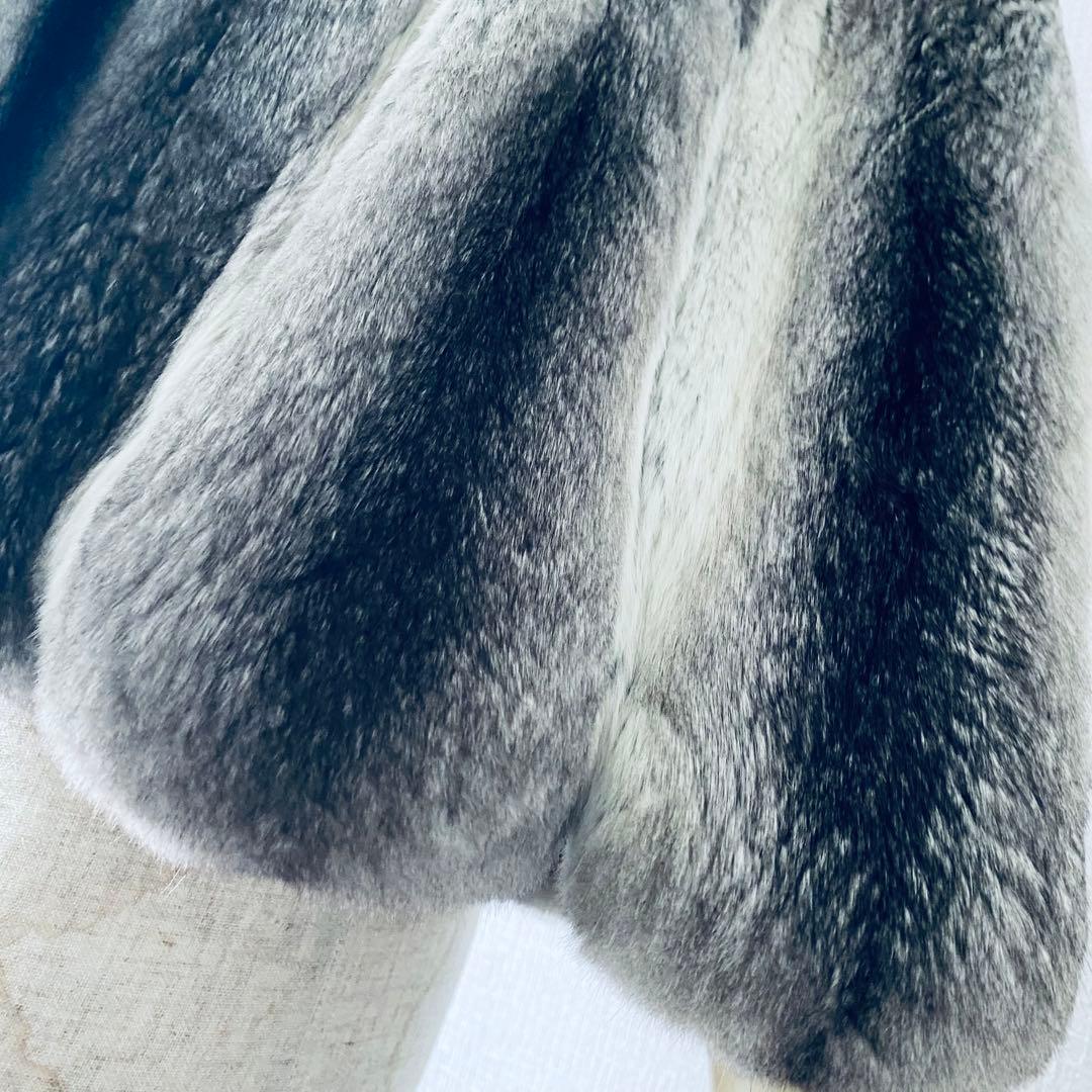 新品同様✨◆THE BANG◆200万 デンマーク王室御用達チンチラケープコート