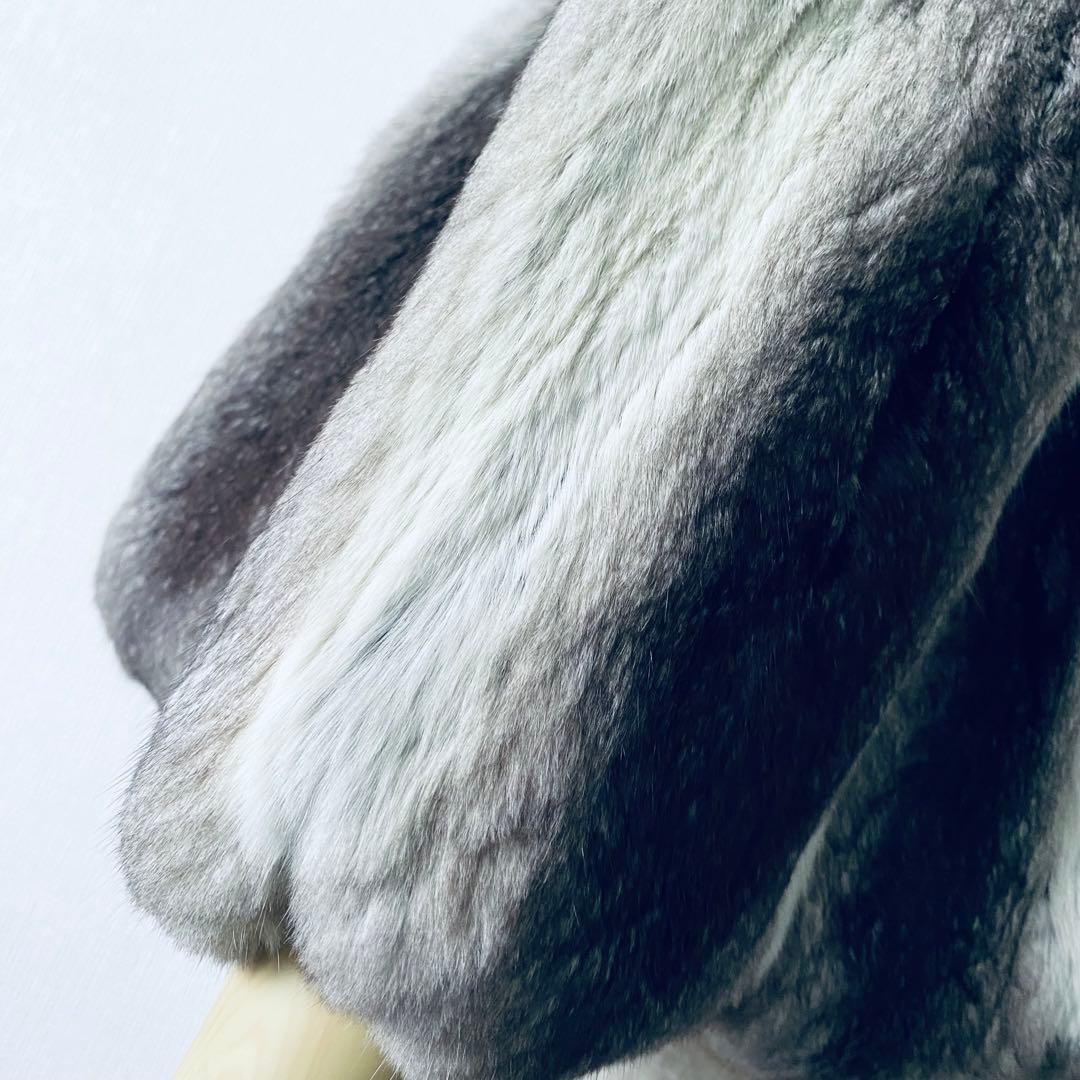 新品同様✨◆THE BANG◆200万 デンマーク王室御用達チンチラケープコート