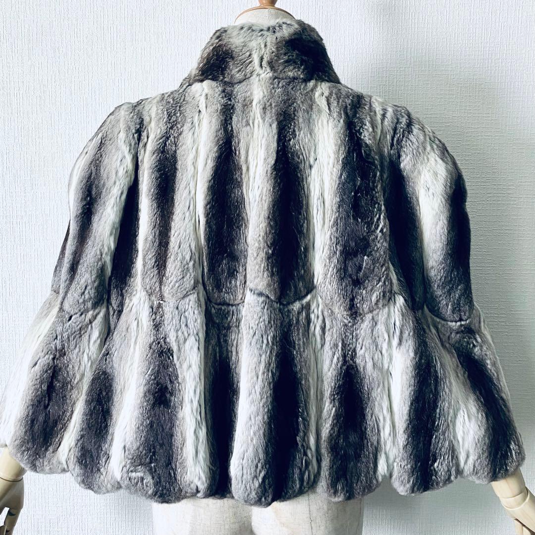 新品同様✨◆THE BANG◆200万 デンマーク王室御用達チンチラケープコート