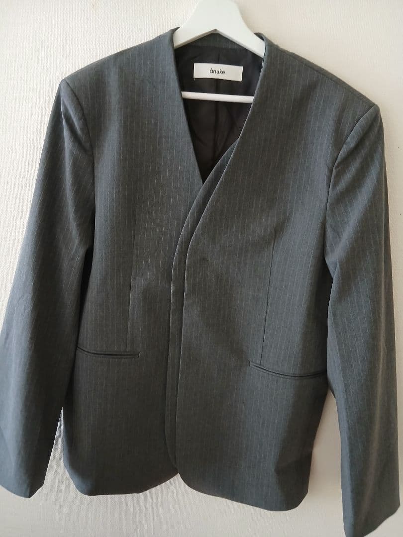 S*様 anuke Collarless Over Jacket　38