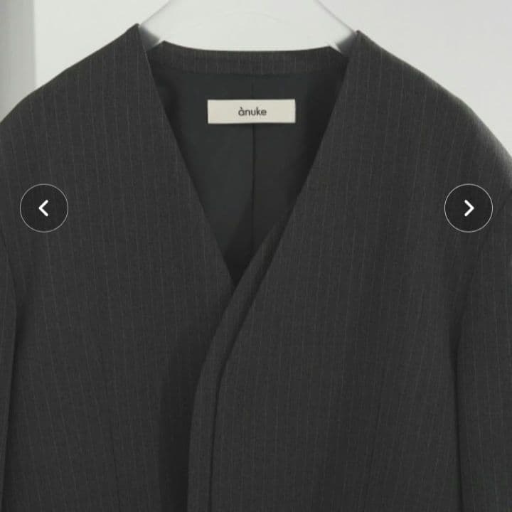 S*様 anuke Collarless Over Jacket　38