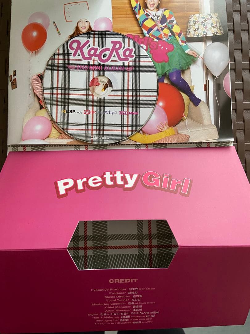 KARA 直筆サイン入り2nd Mini Album Pretty Girl