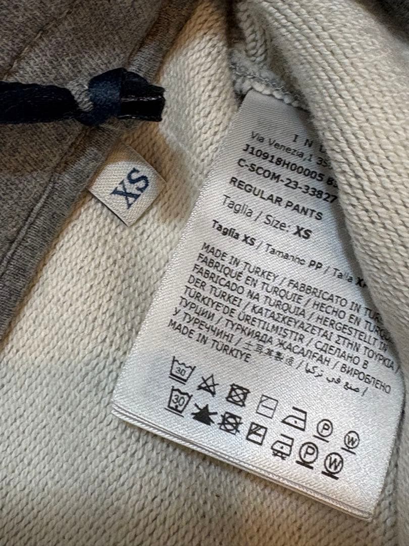 MONCLER 未使用ハートロゴ スウェットパンツ定価113.300円サイズXS