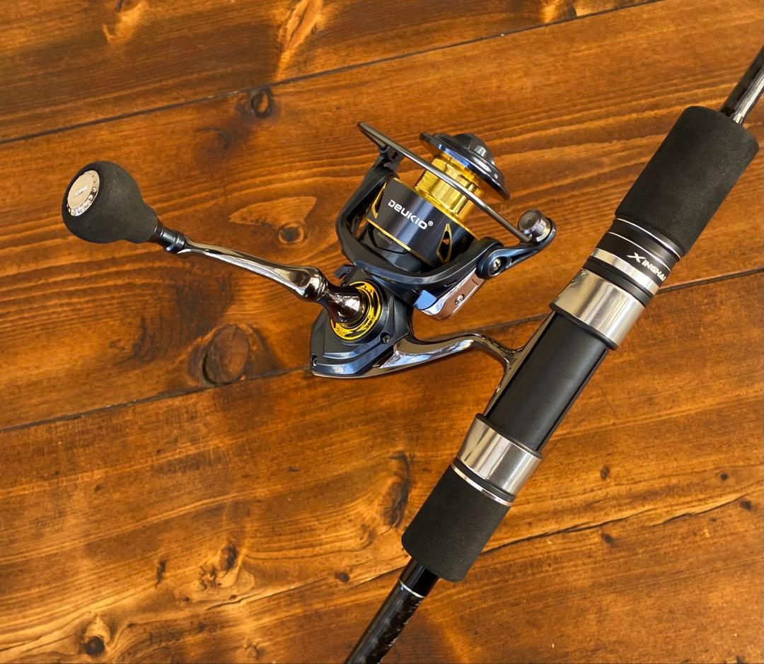 新品未使用　釣り竿セット　ジギングロッド　パックロッド　スピニングロッド　超軽量