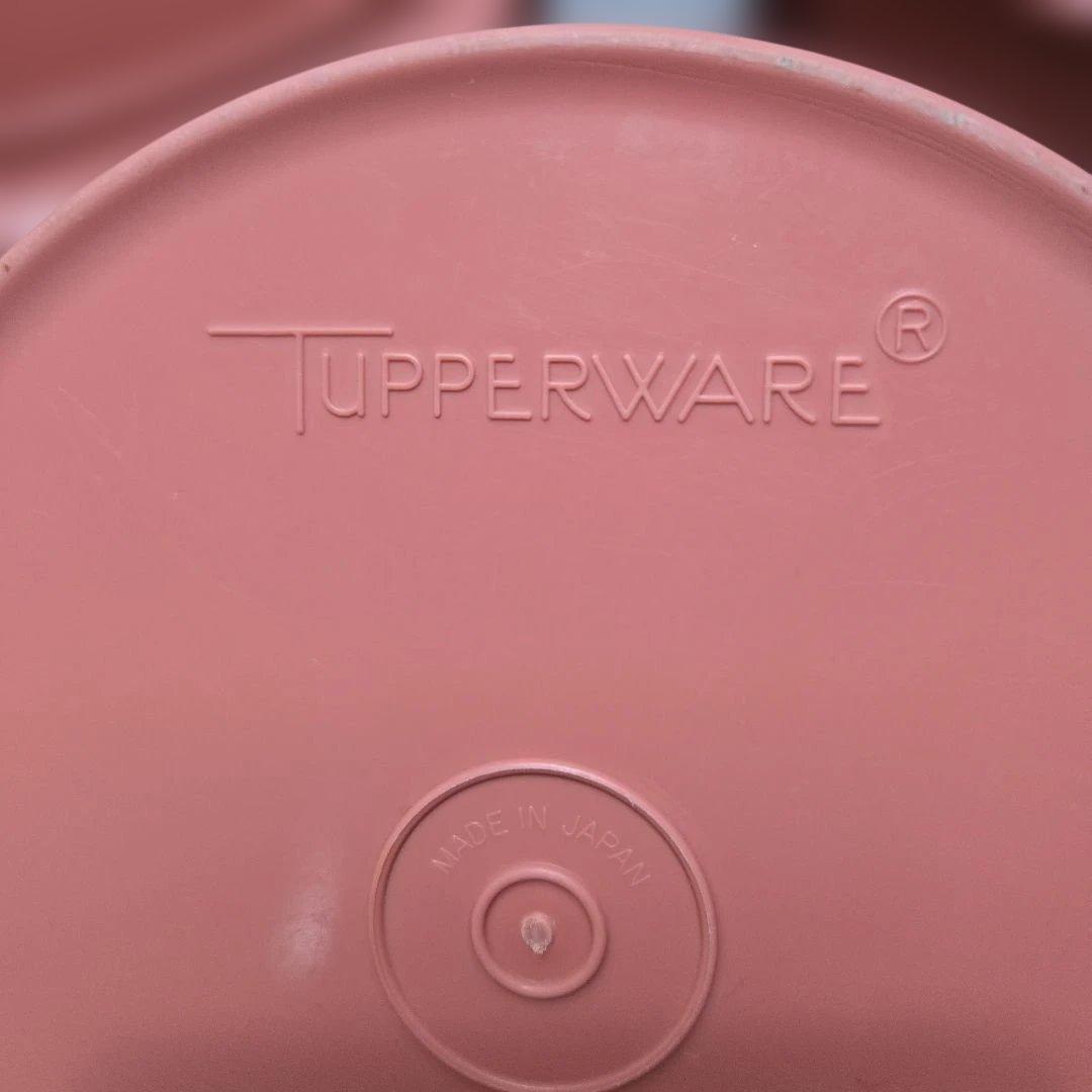 Tupperware くすみピンク 保存容器5セット