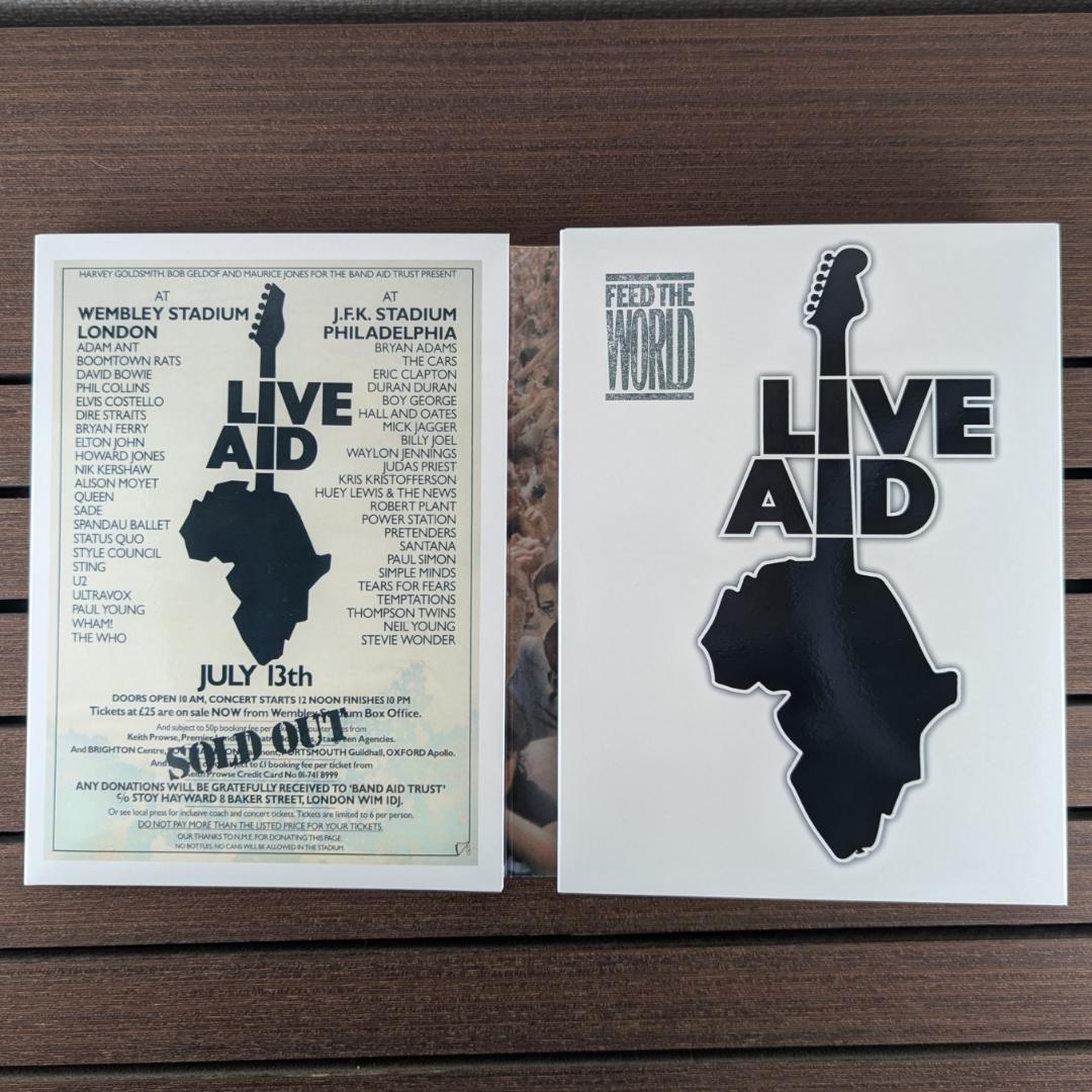 【ほぼ新品】LIVE AID ライヴ・エイド DVD4枚組 初回限定BOX