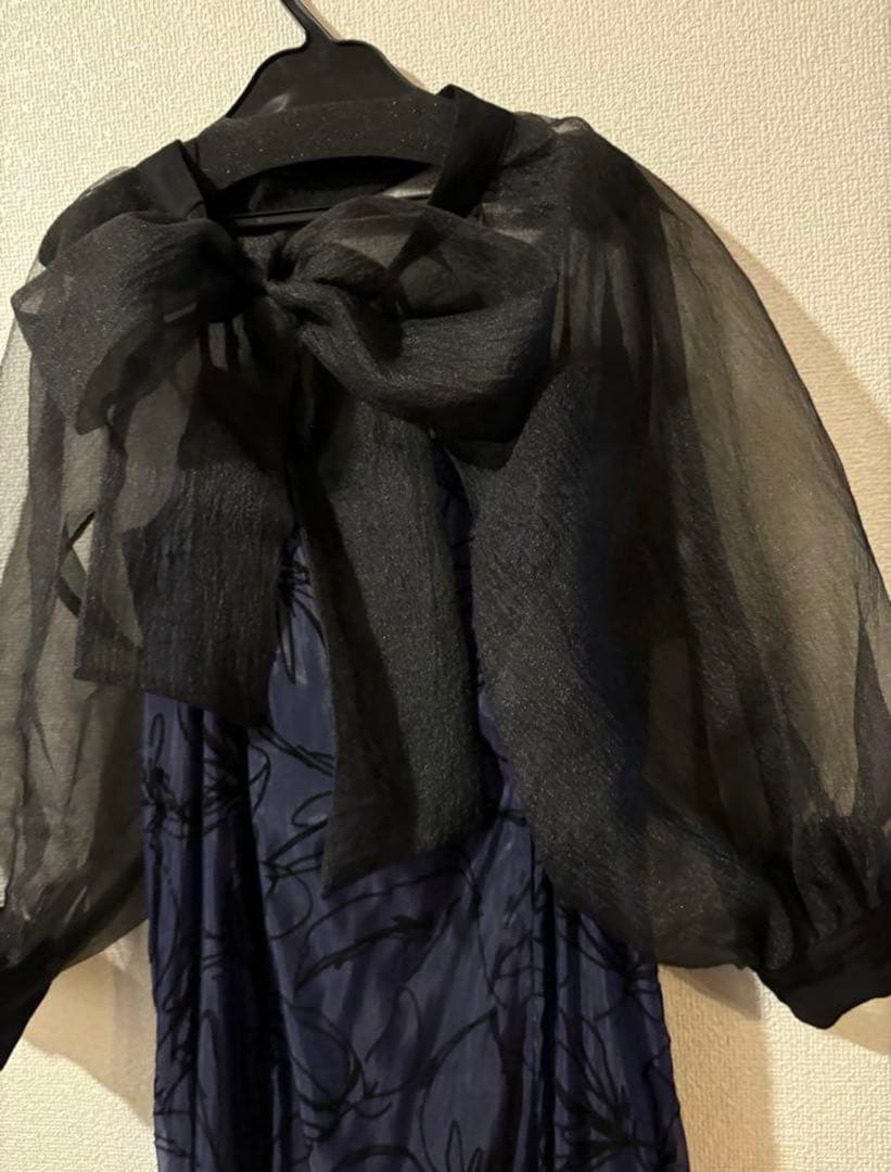 Dorry Doll ボウタイボレロセットドレス　ブルー