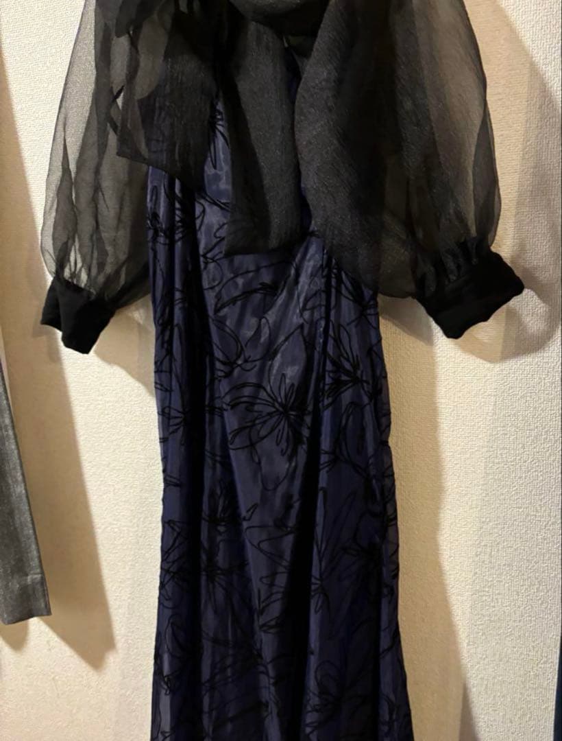 Dorry Doll ボウタイボレロセットドレス　ブルー