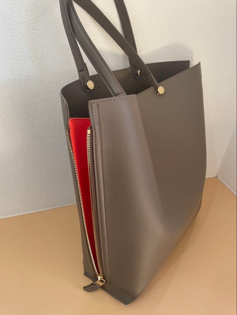 【E’POR】ロペエポール【A4対応】サイドジップ縦型トートバック