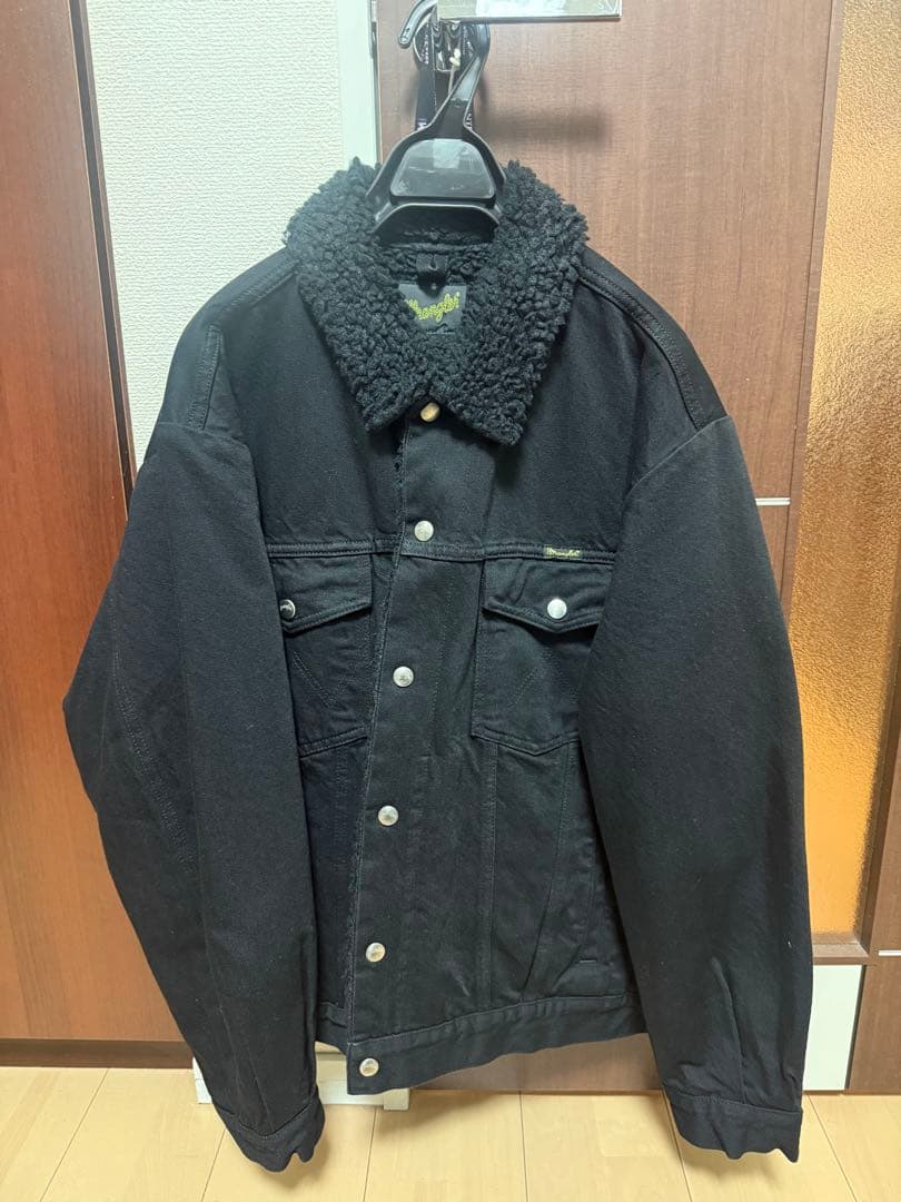 ワコマリア ラングラーコラボ デニムボアジャケット Mサイズ 美品