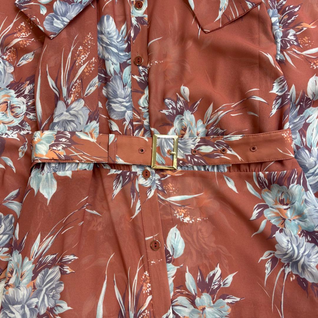 【ミミ】グレースコンチネンタル 花 レトロブーケワンピース 2023AW