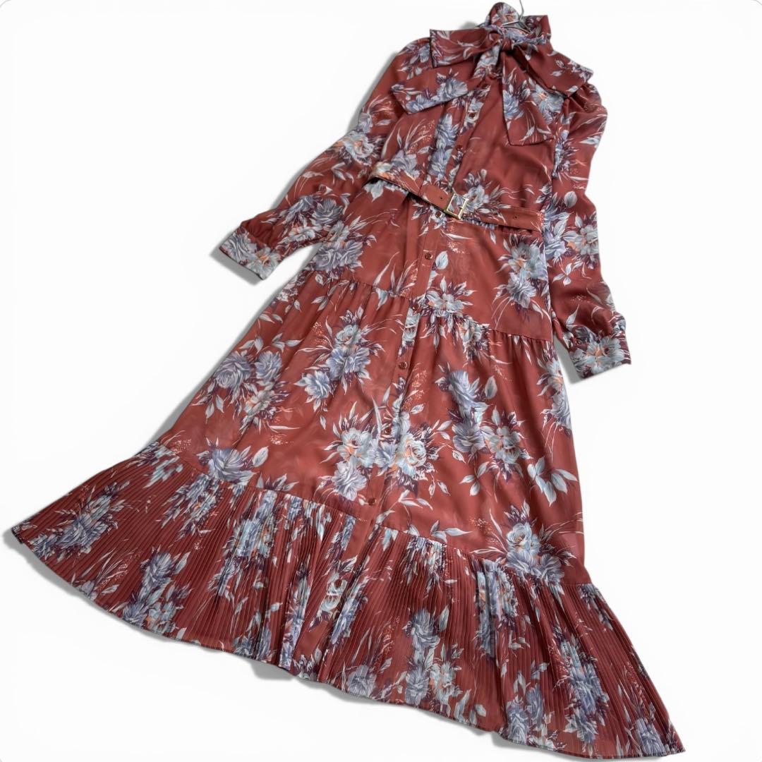 【ミミ】グレースコンチネンタル 花 レトロブーケワンピース 2023AW