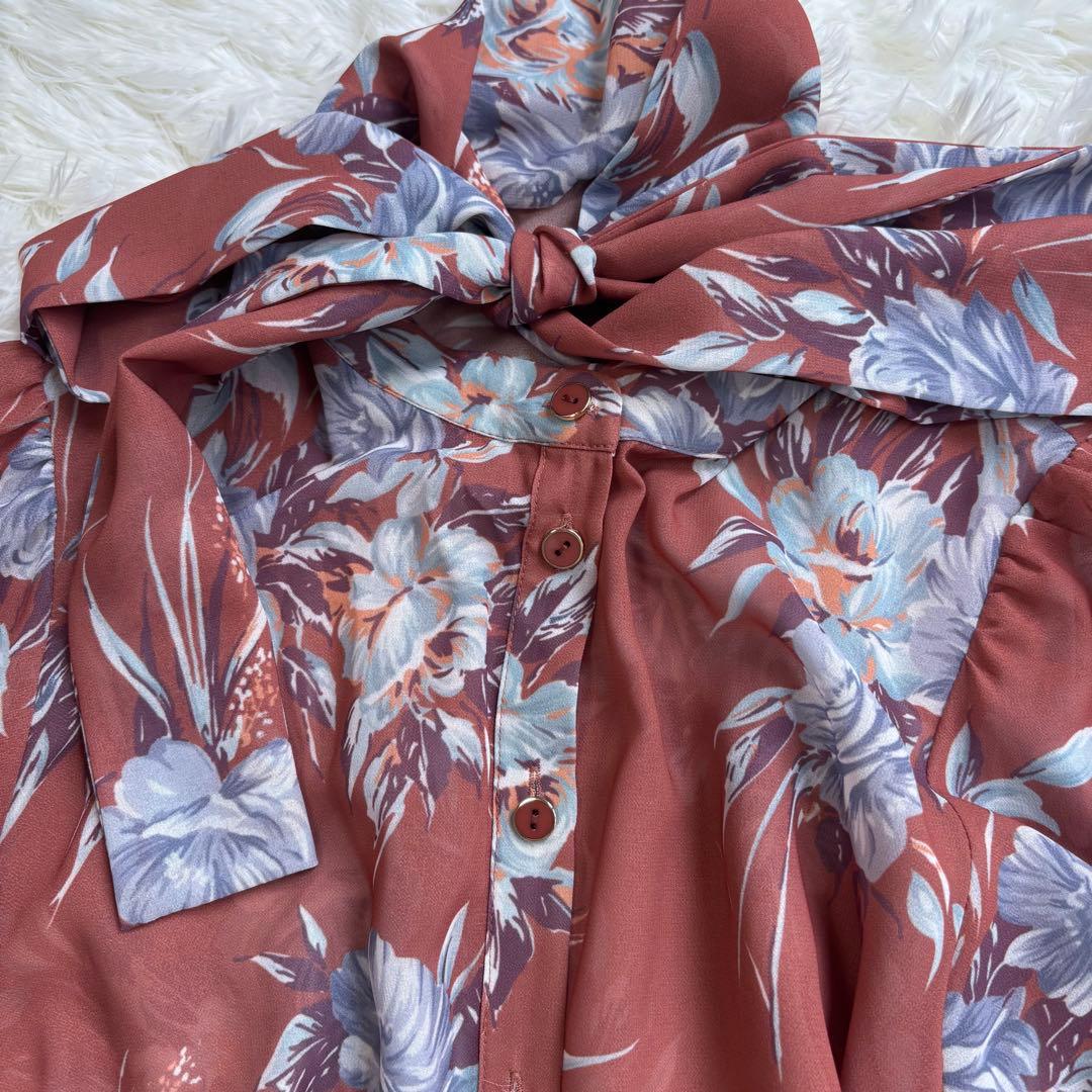 【ミミ】グレースコンチネンタル 花 レトロブーケワンピース 2023AW