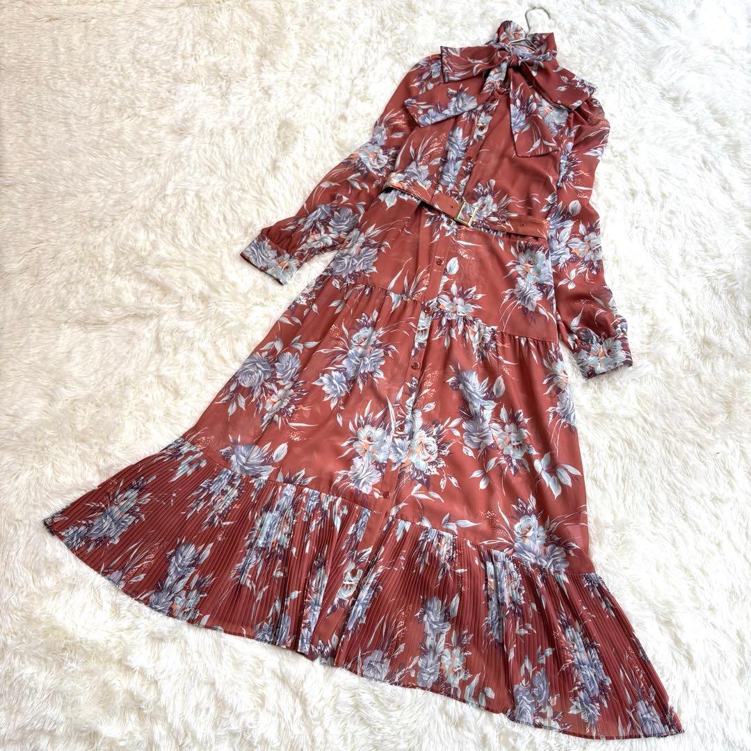 【ミミ】グレースコンチネンタル 花 レトロブーケワンピース 2023AW