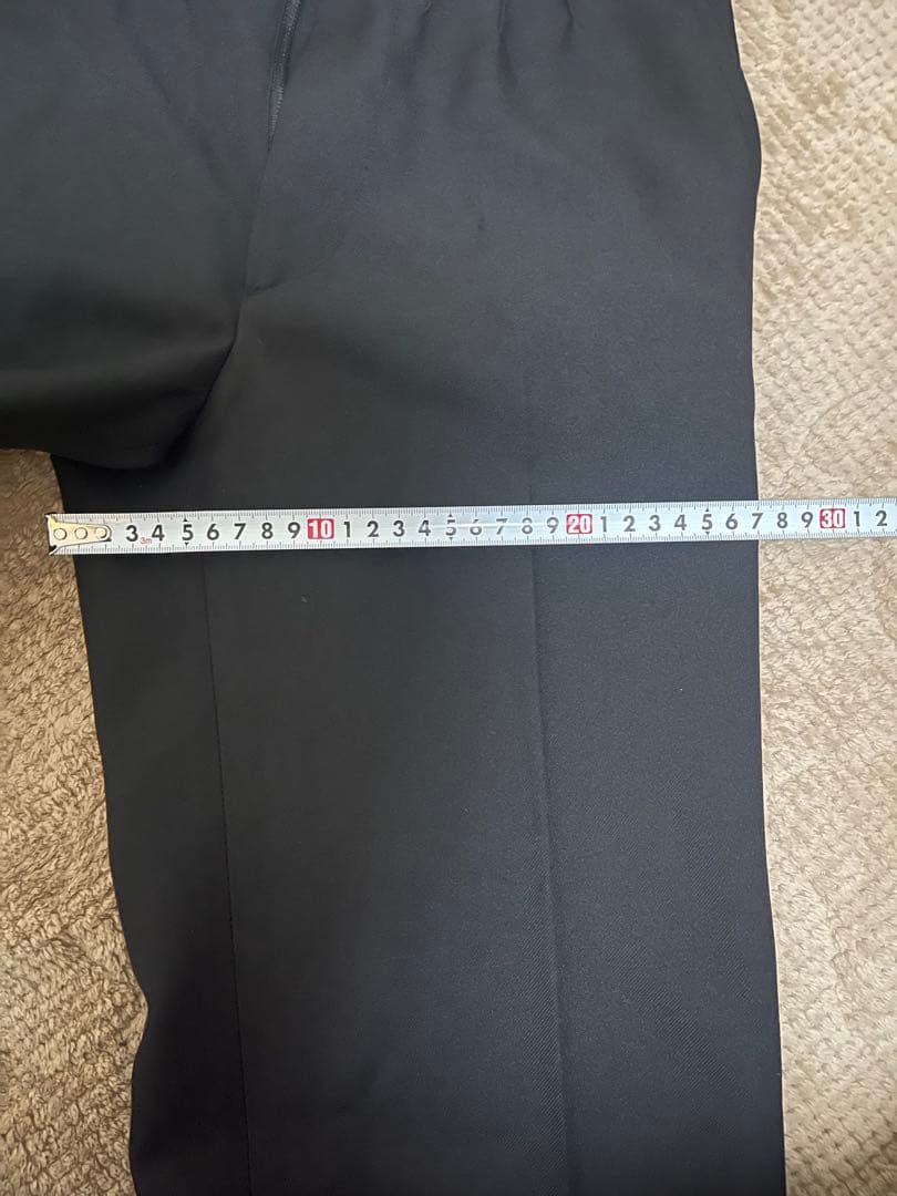 SHIKITARI ブラック フレアパンツ