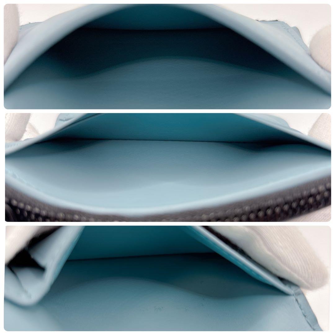 ルイヴィトン モノグラムシャドウ ヴィクターウォレット ブルーシエル 財布