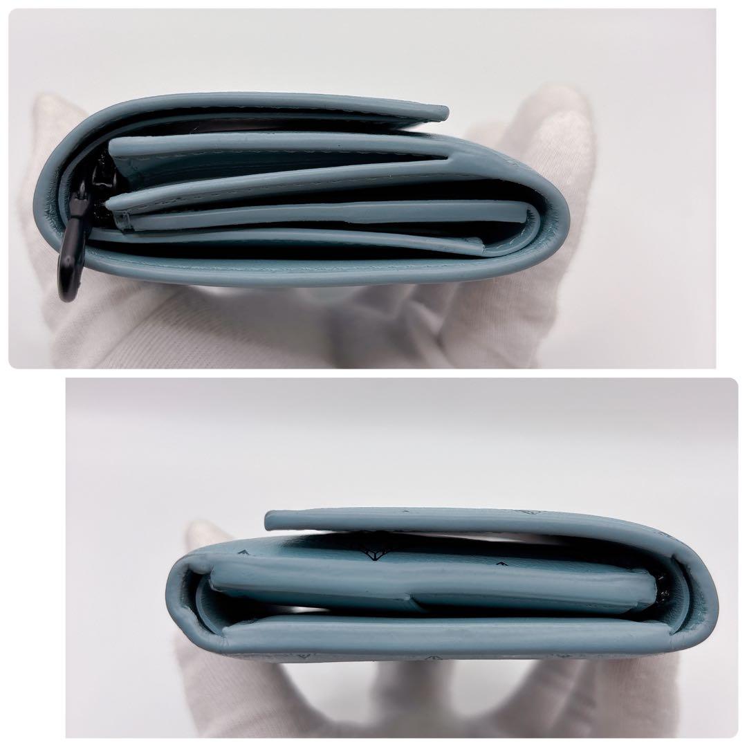 ルイヴィトン モノグラムシャドウ ヴィクターウォレット ブルーシエル 財布