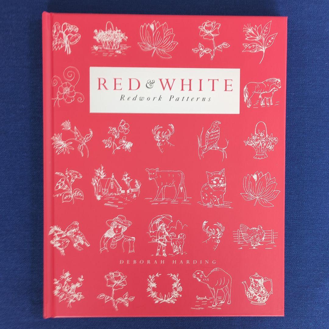 RED & WHITE レッドワークキルト 図案集 解説本 2冊セット