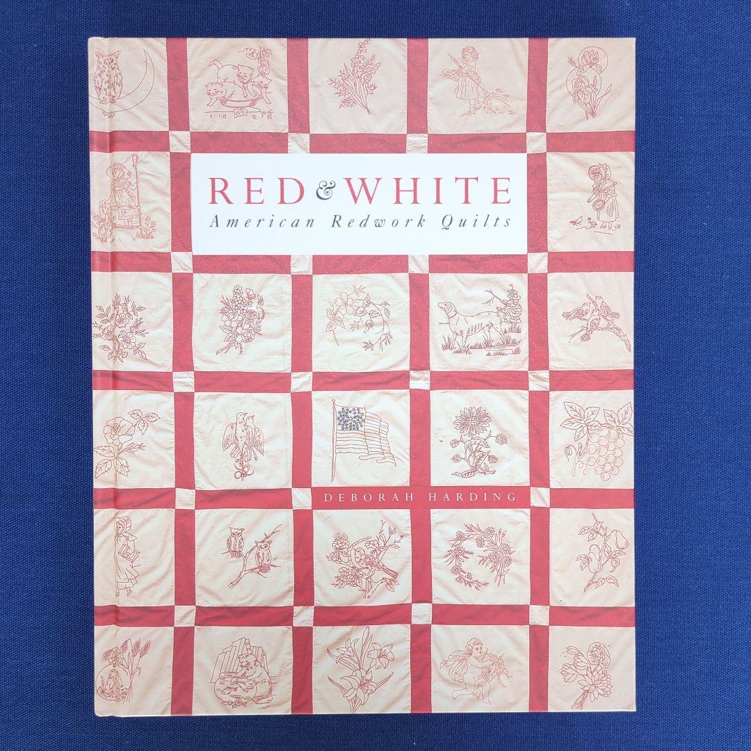 RED & WHITE レッドワークキルト 図案集 解説本 2冊セット