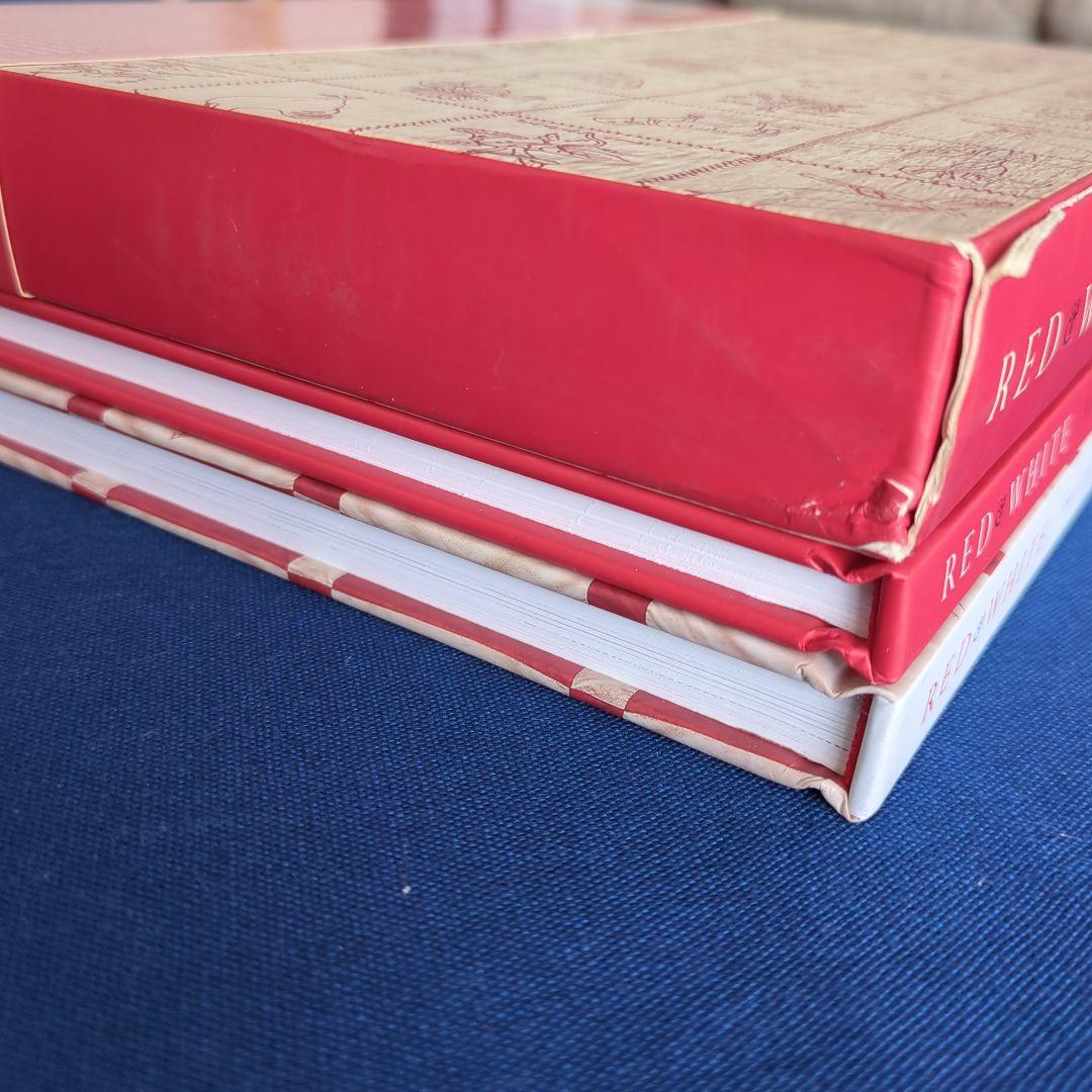 RED & WHITE レッドワークキルト 図案集 解説本 2冊セット