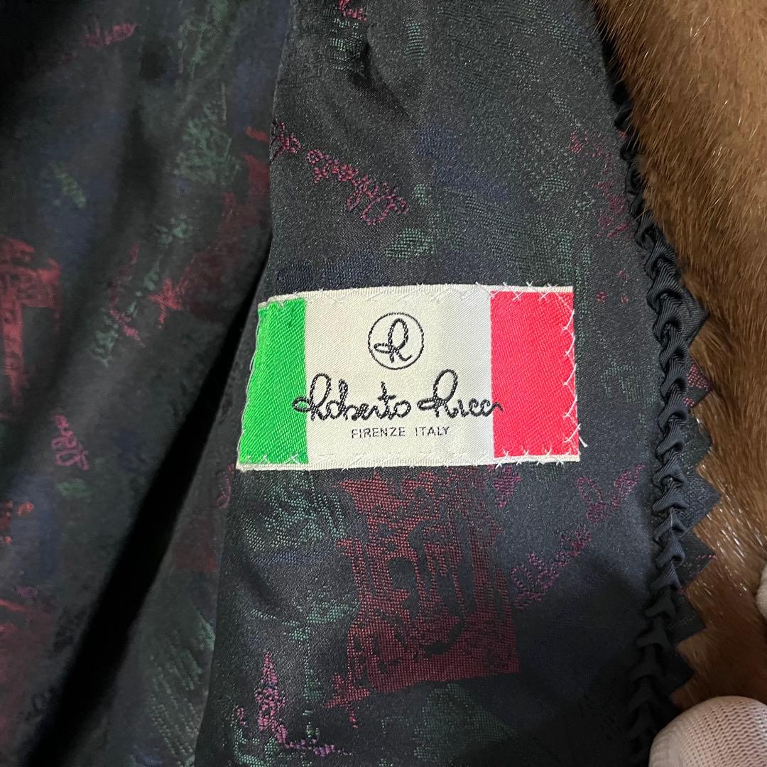 SAGAMINK ミンクコート Ranched Mink ブラウン リアルファー