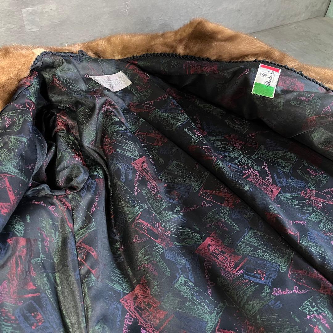 SAGAMINK ミンクコート Ranched Mink ブラウン リアルファー