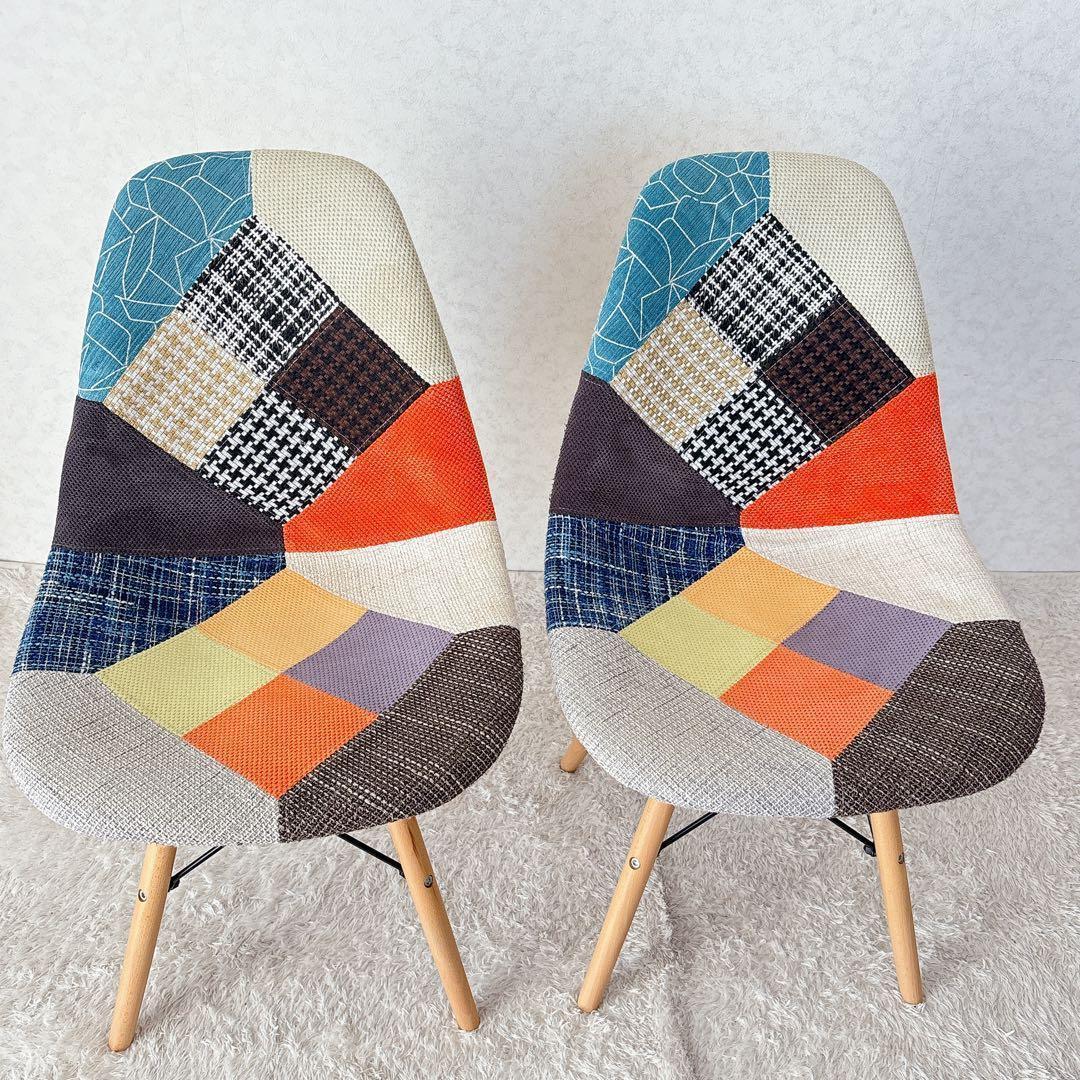 ティナ様リクエスト品】ダイニングチェア 2脚セット イームズチェア イス 家具