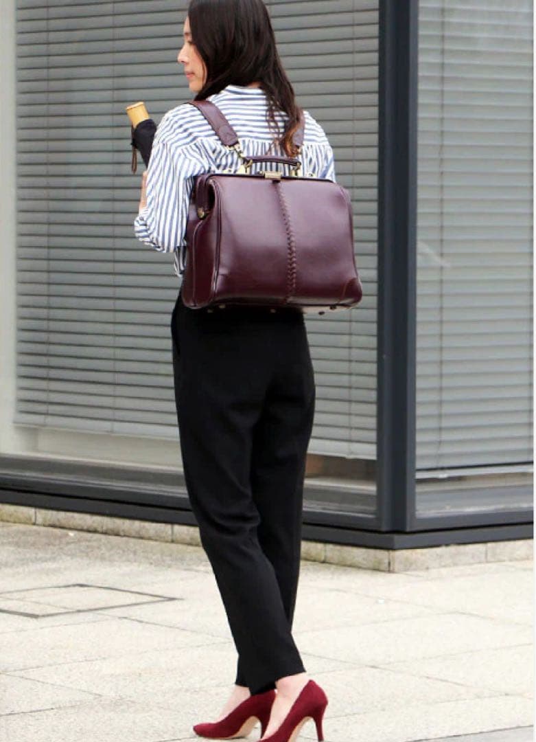 youta ダレスリュック横型　Lサイズ Y4 【LIGHT】　バーガンディ