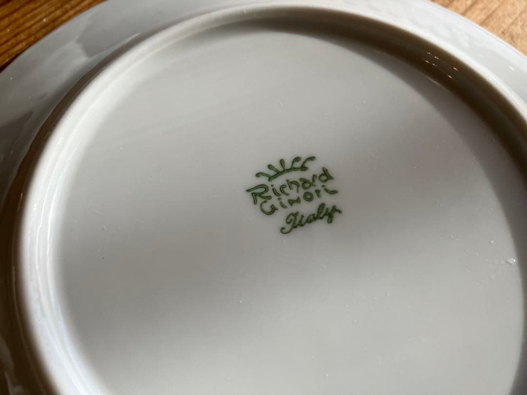 ジノリ　ベッキオホワイト　17プレート×6