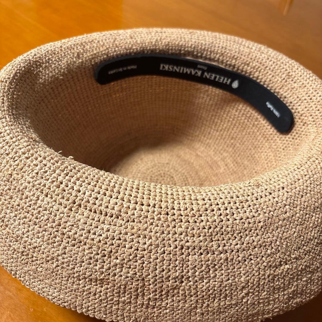 レディース　ヘレンカミンスキー　ラフィアハット/未使用に近い