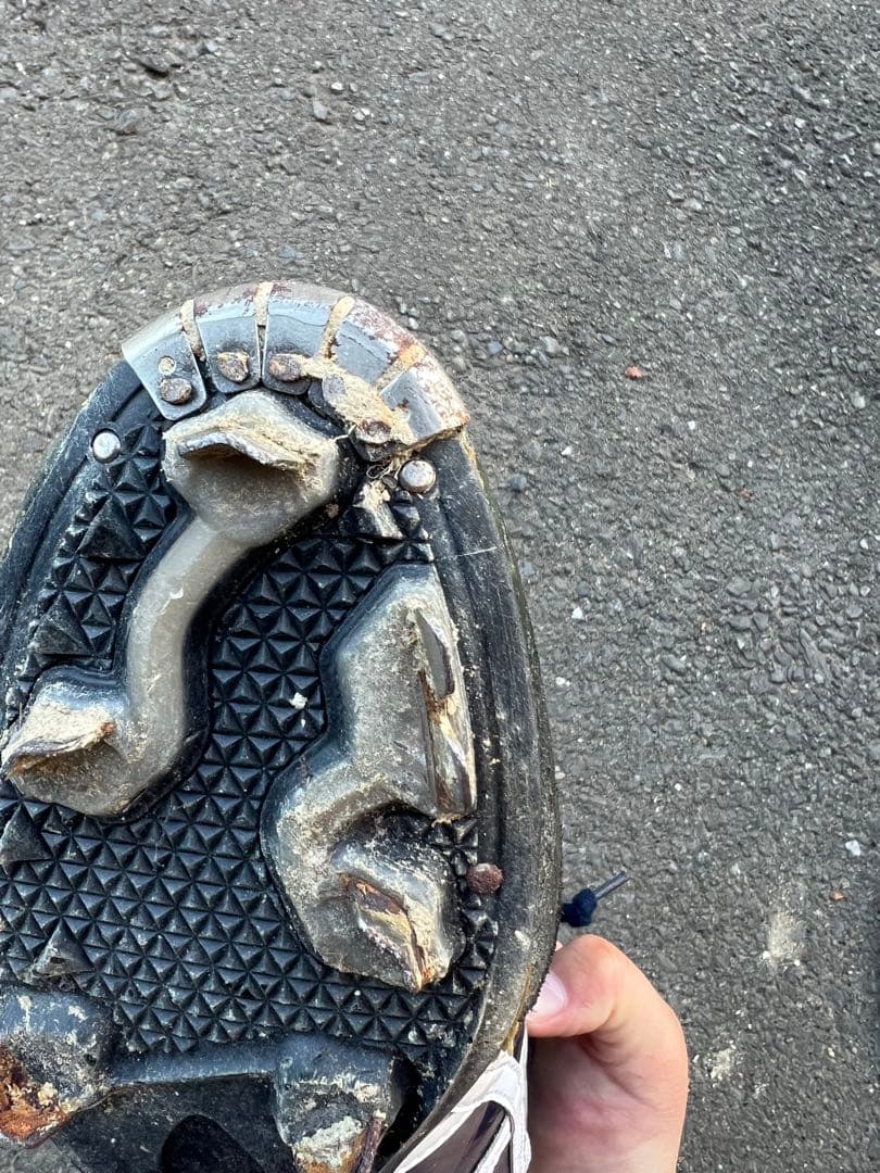 ASICS スパイク ネイビー/ホワイト