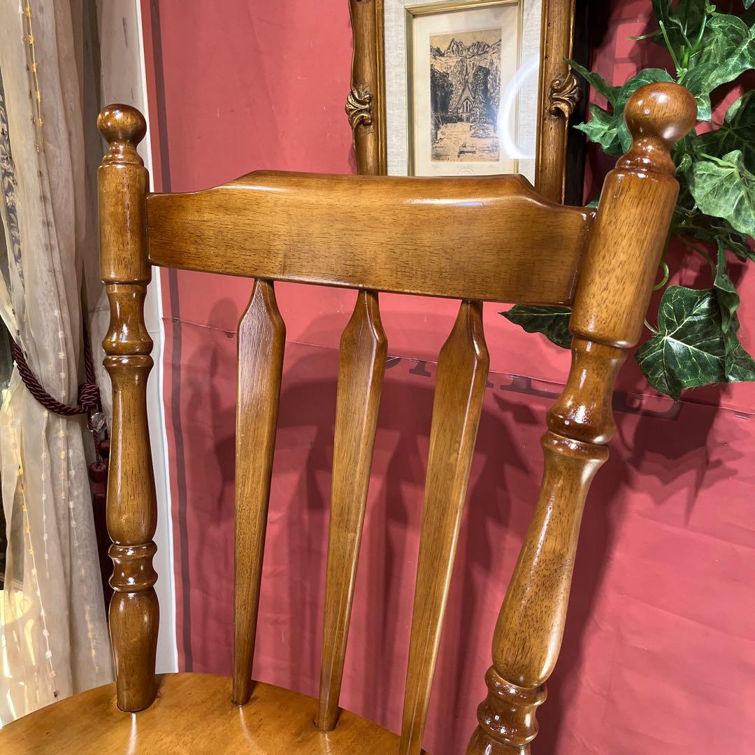 ラス 　80’s ヴィンテージ スピンドルレッグ　板座チェア　ウィンザー