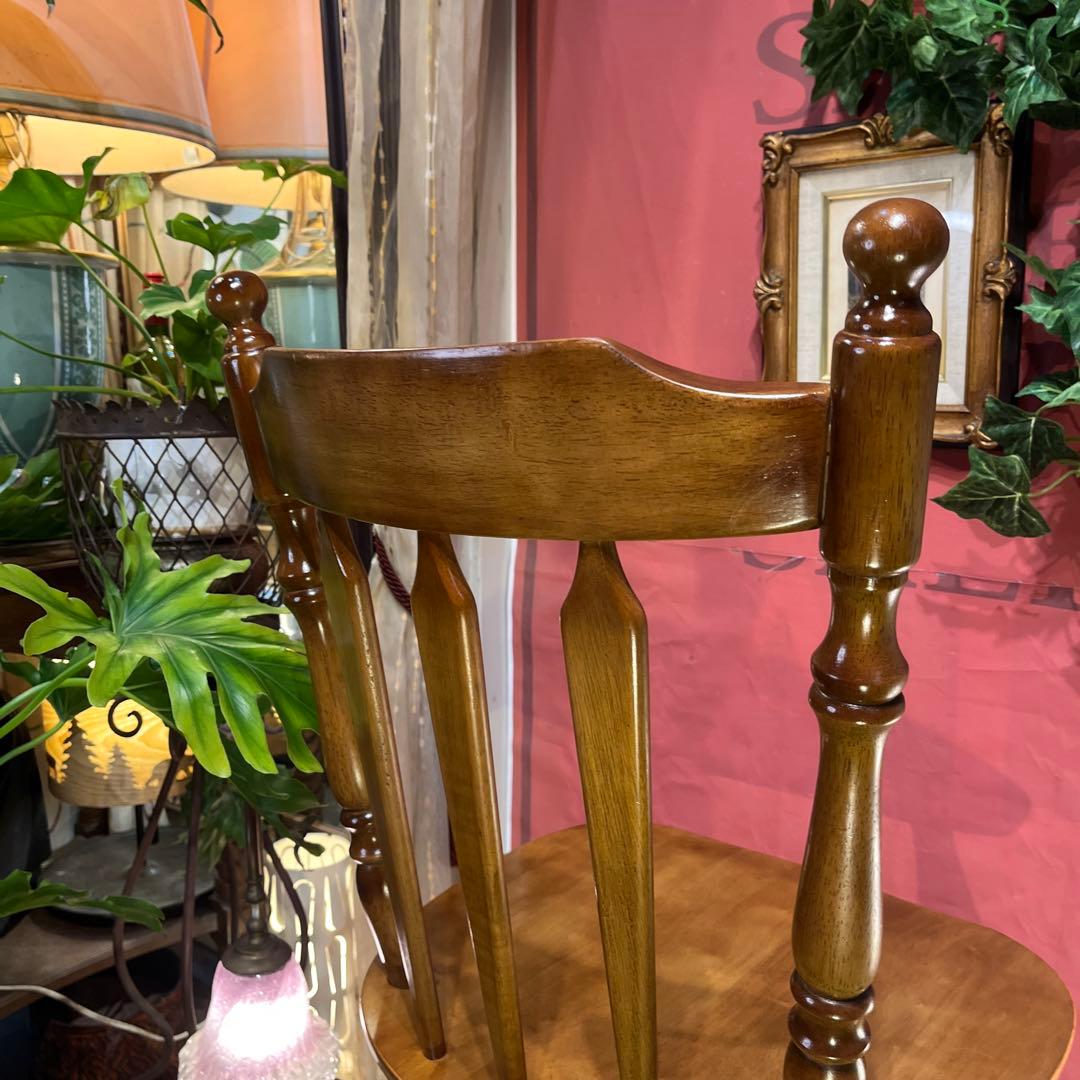 ラス 　80’s ヴィンテージ スピンドルレッグ　板座チェア　ウィンザー