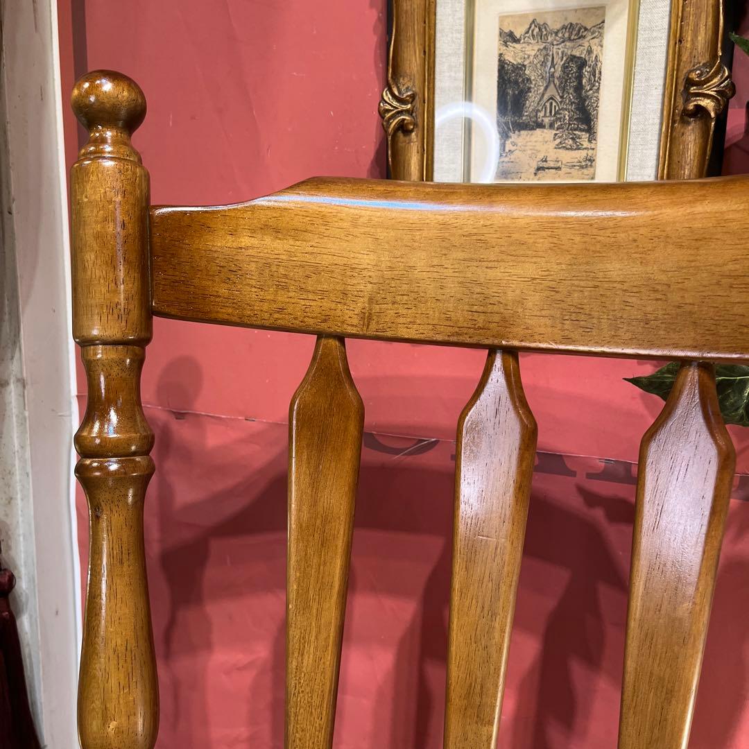 ラス 　80’s ヴィンテージ スピンドルレッグ　板座チェア　ウィンザー