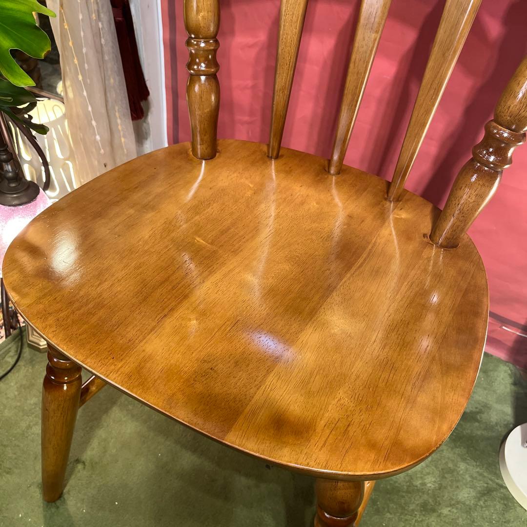 ラス 　80’s ヴィンテージ スピンドルレッグ　板座チェア　ウィンザー