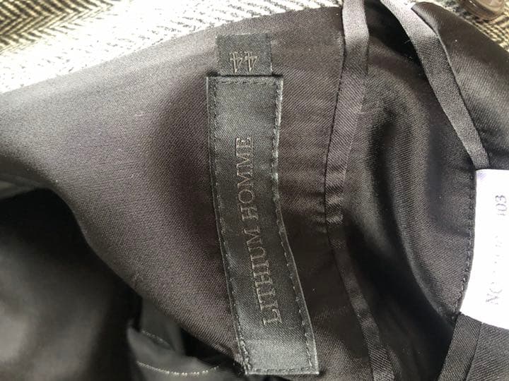 最終　リチウムオム　LITHIUM HOMME コート　高級　ウールカシミヤ